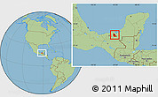 Savanna Style Location Map of Jonuta