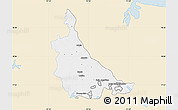 Classic Style Map of Jonuta, single color outside
