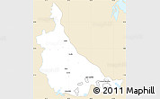 Classic Style Simple Map of Jonuta, single color outside