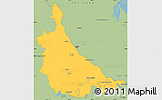 Savanna Style Simple Map of Jonuta