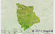 Satellite 3D Map of Macuspana, lighten