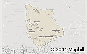 Shaded Relief 3D Map of Macuspana, lighten, semi-desaturated