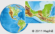 Physical Location Map of Macuspana