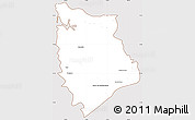 Classic Style Simple Map of Macuspana, cropped outside