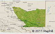 Satellite 3D Map of Tenosique, shaded relief outside