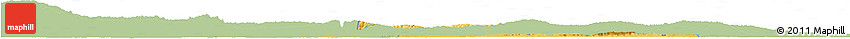 Savanna Style Horizon Map of Tenosique, single color outside