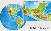 Physical Location Map of Tenosique
