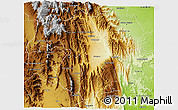 Physical 3D Map of Jaumave