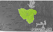 Physical 3D Map of Mier, darken, desaturated