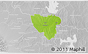 Physical 3D Map of Mier, lighten, desaturated