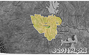 Satellite 3D Map of Mier, darken, desaturated