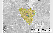 Satellite Map of Mier, lighten, desaturated