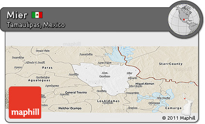 Classic Style Panoramic Map of Mier