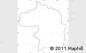 Blank Simple Map of Nuevo Laredo, cropped outside, no labels