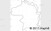 Blank Simple Map of Nuevo Laredo, no labels