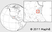 Blank Location Map of Palmillas, highlighted parent region