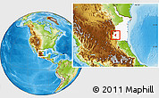 Physical Location Map of Palmillas, highlighted parent region