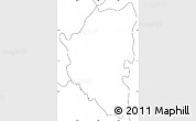 Blank Simple Map of Palmillas, no labels