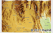 Physical 3D Map of Tula