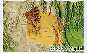 Physical 3D Map of Tula, satellite outside