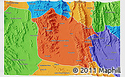Political 3D Map of Tula