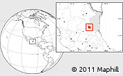 Blank Location Map of Tula, highlighted parent region