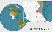 Satellite Location Map of Tula, highlighted country, highlighted parent region
