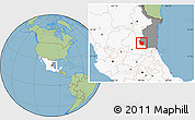 Savanna Style Location Map of Tula, highlighted country, highlighted parent region