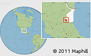Savanna Style Location Map of Tula, highlighted parent region