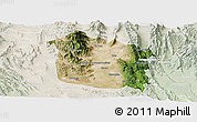 Satellite Panoramic Map of Tula, lighten