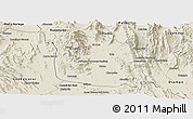 Shaded Relief Panoramic Map of Tula