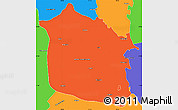 Political Simple Map of Tula