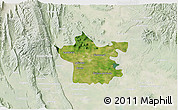 Satellite 3D Map of Xicotencatl, lighten