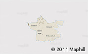 Shaded Relief 3D Map of Xicotencatl, single color outside