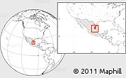 Blank Location Map of Xicotencatl, highlighted country, highlighted parent region, within the entire country