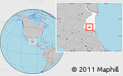 Gray Location Map of Xicotencatl, highlighted parent region