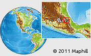 Physical Location Map of Terrenate