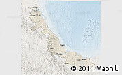 Shaded Relief 3D Map of Veracruz, lighten