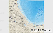 Shaded Relief 3D Map of Veracruz