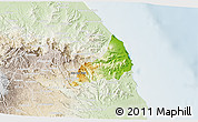 Physical 3D Map of Alto Lucero, lighten