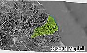 Satellite 3D Map of Alto Lucero, desaturated