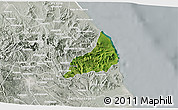 Satellite 3D Map of Alto Lucero, lighten, semi-desaturated