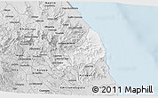 Silver Style 3D Map of Alto Lucero