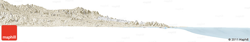 Classic Style Horizon Map of Alto Lucero