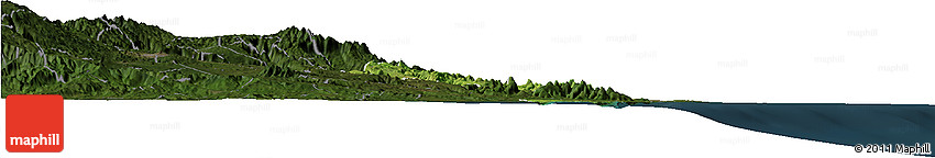 Satellite Horizon Map of Alto Lucero, darken