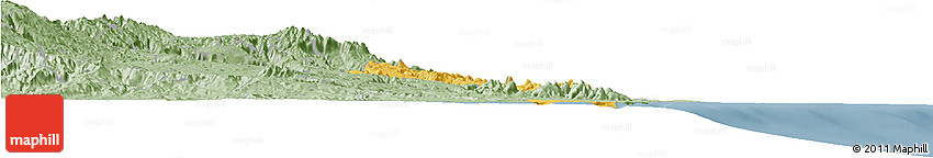 Savanna Style Horizon Map of Alto Lucero