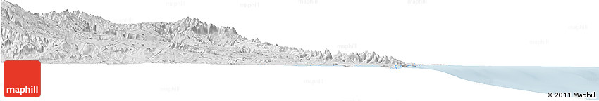 Silver Style Horizon Map of Alto Lucero