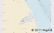 Classic Style Map of Alto Lucero, single color outside