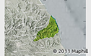 Satellite Map of Alto Lucero, lighten, semi-desaturated