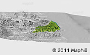 Satellite Panoramic Map of Alto Lucero, lighten, desaturated